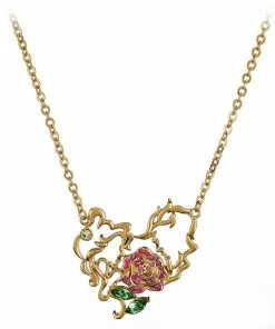 Top 10 ✨ Hot Sale 👍 Disney Arribas Necklace - Beauty And The Beast ⌛ 🧨