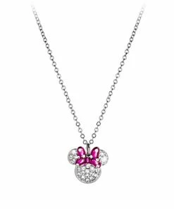 Best reviews of ⌛ Best Sale 🥰 Disney Arribas Necklace - Minnie Mouse Icon Bow ⌛ ⭐