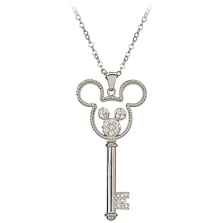 Best deal π Brand new π Disney Arribas Necklace - Double Mickey Mouse Icon Crystal Key β¨ π₯