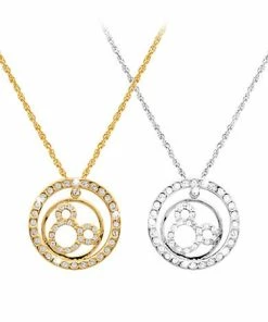 Outlet 👍 Coupon 🛒 Disney Necklace - Circle Mickey Mouse Icon 🌟 🤩