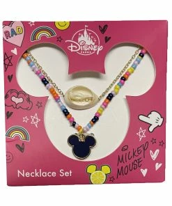 Coupon 😉 Brand new 🔔 Disney Necklace Set - Mickey Mouse Icon Beaded ⌛ ⭐