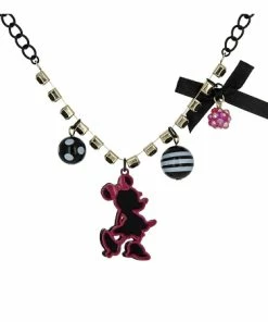 Best deal ✔️ Buy 👍 Disney Necklace - Dots And Dashes - Minnie Mouse Charms ⭐ 🥰