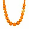 Buy 🔥 Coupon 🥰 Disney Beaded Necklace - Orange Bird - 21" ✨ ⌛