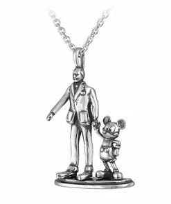 Best Pirce 😀 Top 10 ⭐ Disney Rebecca Hook Necklace - Walt Disney And Mickey - Partners 😉 😉