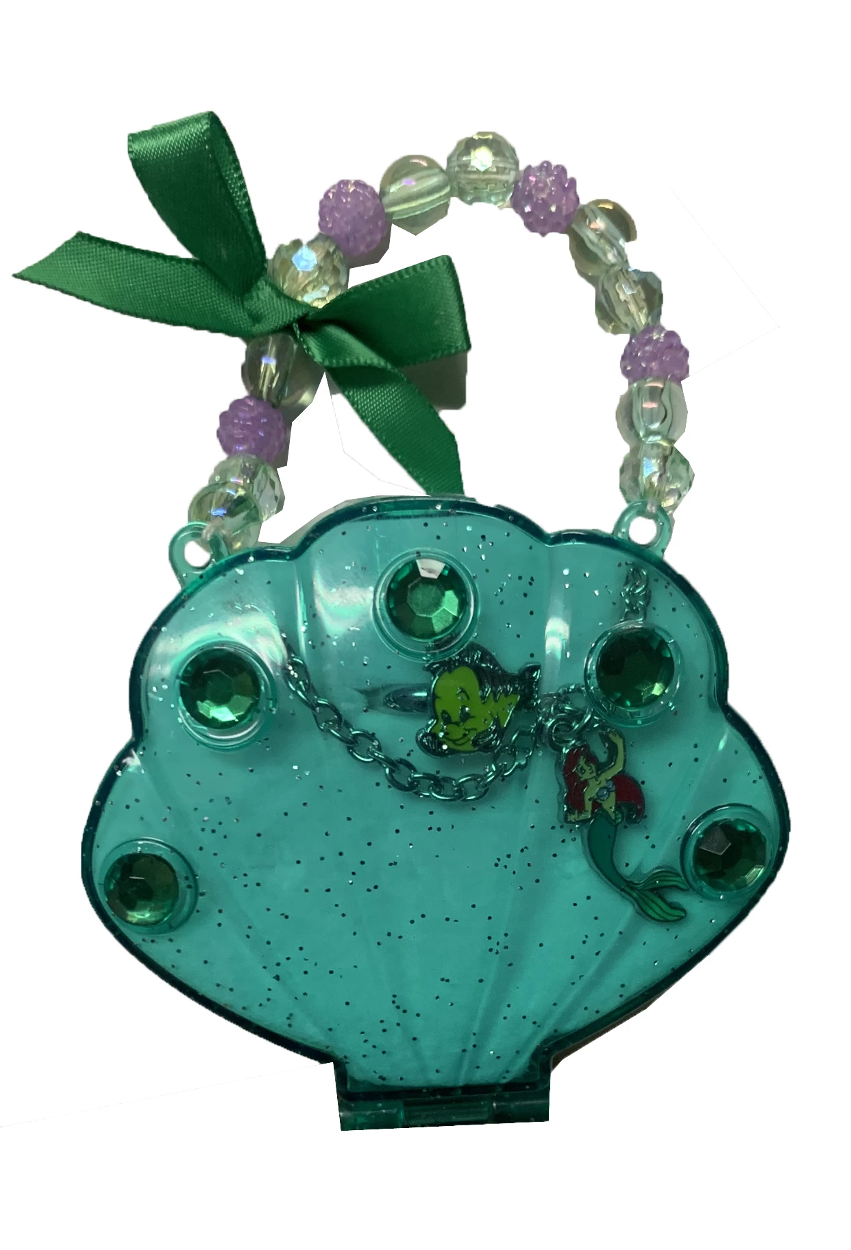 Best Pirce 𧨠New π Disney Necklace And Ring Set - Ariel And Flounder - The Little Mermaid π β