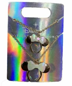 Best deal 🌟 Cheap 😀 Disney Necklace Set - Minnie Headband Ears - Rose Gold - Set Of 2 ✔️ ✔️