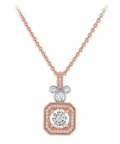 Best Pirce ⌛ Buy 🎉 Disney Rebecca Hook Necklace - Mickey Mouse Square 🛒 🌟