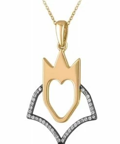 Best deal ✨ Top 10 🎉 Disney Rebecca Hook Necklace - Evil Queen Pendant 🎁 ⌛