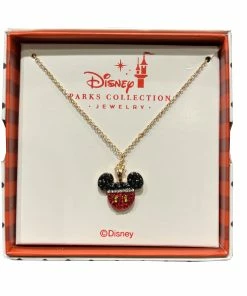 Deals 🎉 Deals 😍 Disney Necklace - Mickey Mouse Sparkling Icon ❤️ ✨